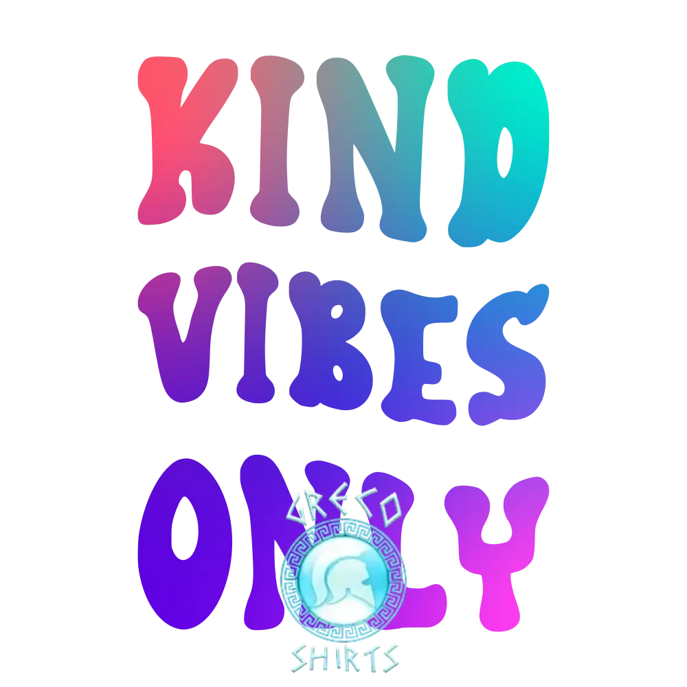 Kind Vibes Only Groovy Design | Grecoshirts.com T-Shirt