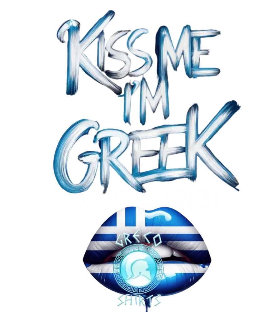 Kiss Me I’m Greek T-Shirt | Grecoshirts.com T-Shirt