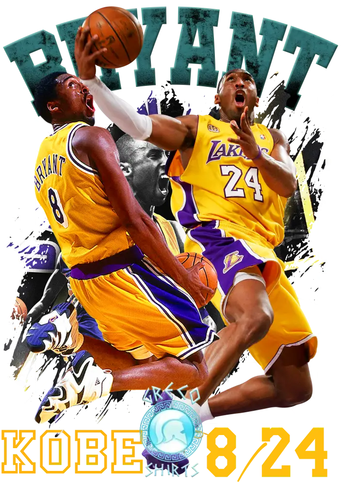 Kobe Bryant T-Shirt Design #2 | Grecoshirts.com