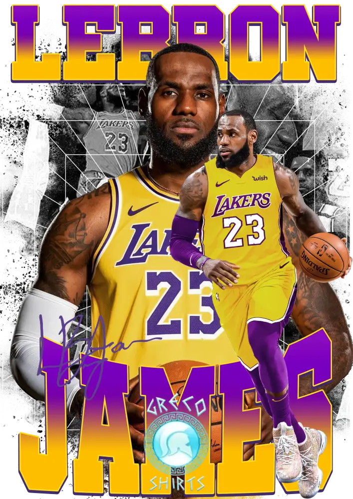 Lebron James T-Shirt Design #1 | Grecoshirts.com