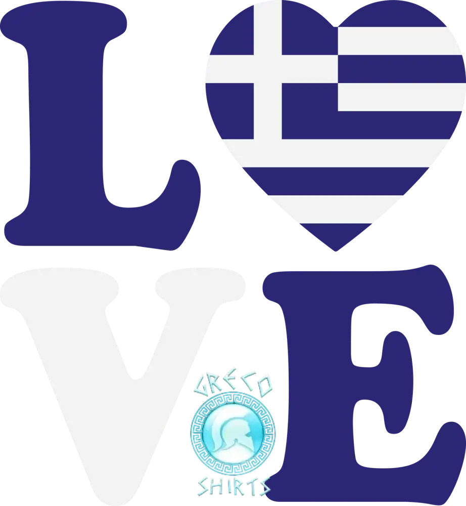 Love Greece T-Shirt Design | Grecoshirts.com T-Shirt