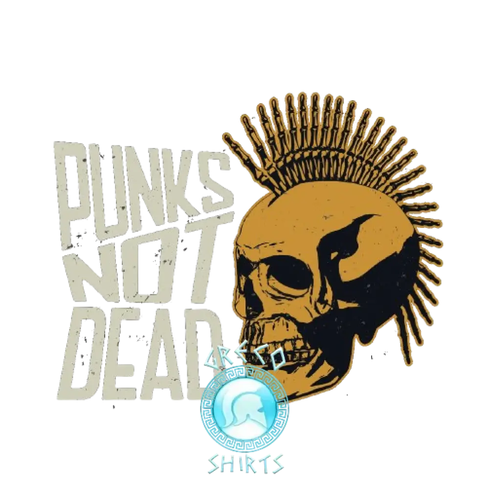 Punks Not Dead Music Design | Grecoshirts.com T-Shirt