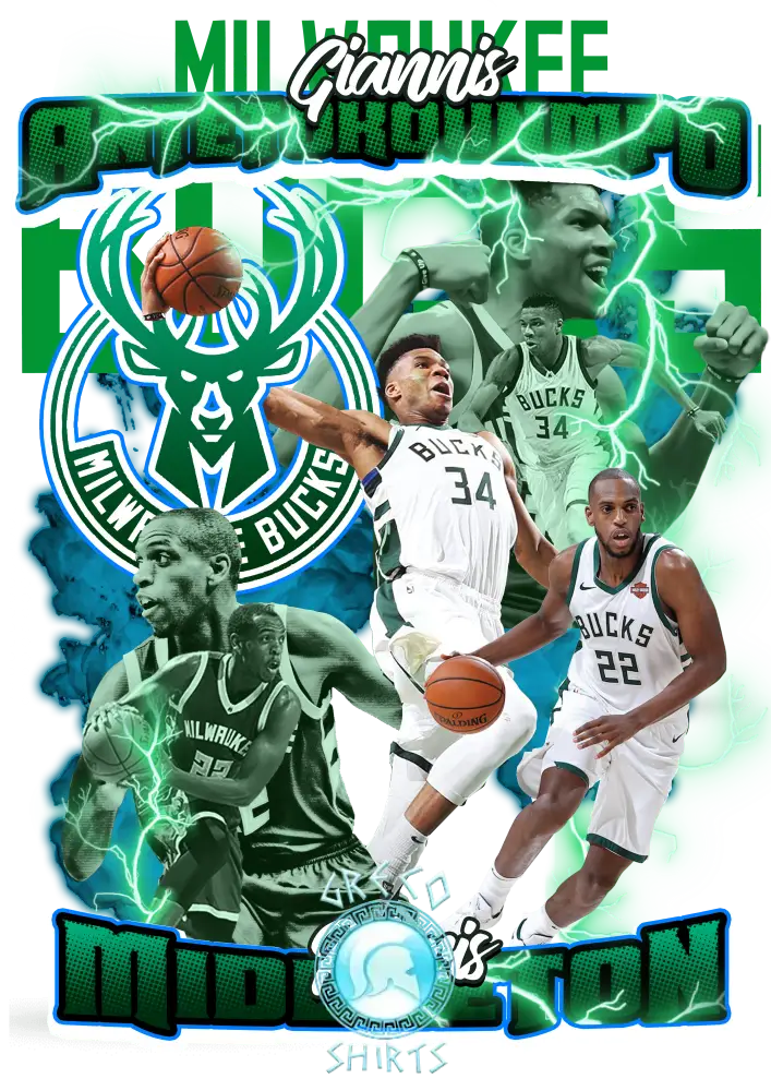 Giannis Antetokounmpo T-Shirt Design#2 | Grecoshirts.com
