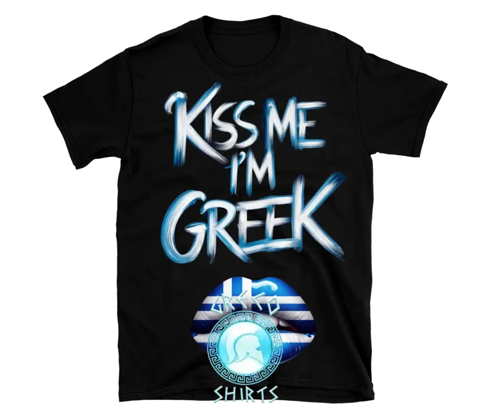 Kiss Me I’m Greek T-Shirt | Grecoshirts.com T-Shirt