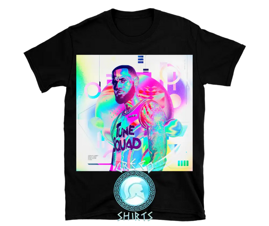 Lebron James Tunes Squad T-Shirt Design | Grecoshirts.com