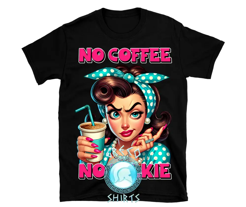 No Coffee Talkie Design | Grecoshirts.com T-Shirt