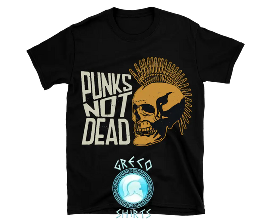 Punks Not Dead Music Design | Grecoshirts.com T-Shirt