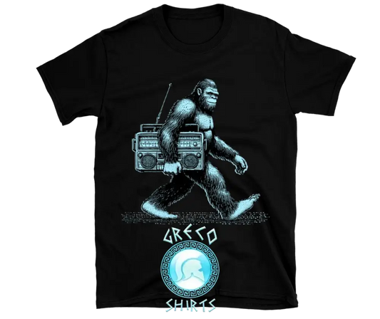 Revolution Evolution Gorilla With Boombox | Grecoshirts.com T-Shirt